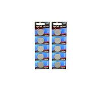 HyCell Piles Bouton CR2430 3V 275 mAh (Lot de 10) - Piles Plates Standard de qualité supérieure - Piles Boutons pour Ouverture de Garage, Balance, liseuse, thermomètre numérique, etc.