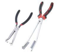 Jeu De Pinces À Bougies D'étincelles 2 Pièces Outil De Retrait D' Robuste En Acier Antirouille Avec Poignée Antidérapante Pour Espace Restreint Pince Longue Portée