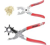 Jeu De Pinces À Poinçonner Et À Illets - KRAFTMANN - 75840 - 102 Pièces - Acier - Rouge