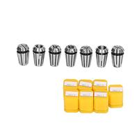 Jeu de pinces à ressort, 7 pièces, pinces de mandrin de moulin de haute précision pour porte-outils ER, écrous de tige d'extension, outils d'alésoir 1.0mm à 7.0mm