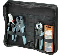 Jeu de pinces à sertir Phoenix Contact CrimpFox Centrus 6S 1213999 appareil de coupe inclus, assortiment d'embouts inclus, pinc