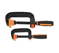 Jeu de pinces C pour le travail du bois, bouton à dégagement rapide réglable, antidérapant pour les projets de serrage ménagers