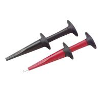 Jeu de pinces crocodiles de sécurité Fluke AC280 femelle 4 mm CAT IV 600 V, CAT III 1000 V rouge, noir