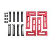 Jeu de pinces d'angle carré de positionnement à 90 degrés et pince à angle droit réglable pour le travail du bois Construction robuste pour un alignement précis des menuiseries