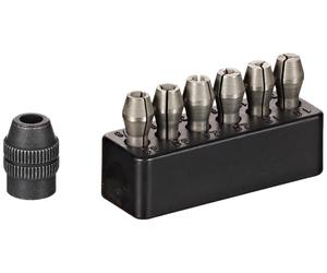 Jeu de pinces de serrage en acier MICROMOT - 6 pinces de 1,0 à 3,2 mm - PROXXON - 28940