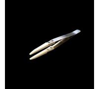 Jeu de pinces en PTFE - Tête de type pointue/émoussée for semi-conducteurs et utilisation en laboratoire(2.5mm Blunt Top 136mm Length)