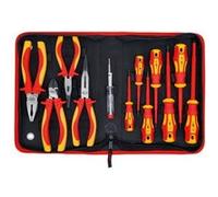 BGS technic Jeu de pinces et tournevis d’électricien VDE 12 pièces – Quantité 1