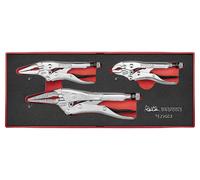Jeu de pinces grip Foamx2 tray 3 pièces Teng Tools TEZVG03