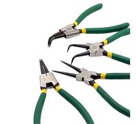 Jeu De Pinces Jeu de pinces à circlips, kit d'installation et désinstallation internes/externes, extracteur, pince manuelle(Circlip pliers 4pcs,8inch)