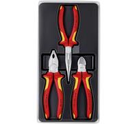 Jeu de pinces Knipex 00 20 12 VDE 3 pièces