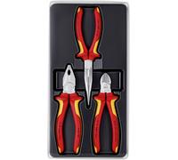 Jeu de pinces Knipex 00 20 12 VDE 3 pièces