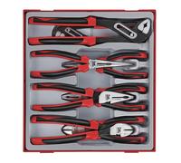 Jeu de pinces poignée en Tpr TT2 tray 8 pièces Teng Tools TTD441-T