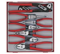 Jeu de pinces poignée en vinyl TT2 tray 8 pièces Teng Tools TTD441