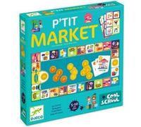 Jeu de pions Djeco P’tit Market Multicolore G