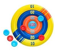 Jeu de Piscine - BESTWAY - Disc Champion - 1 plateforme - 6 frisbees - Multicolore Multicolore