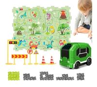Jeu de piste de puzzle, Puzzle de piste de voiture pour enfants - Puzzle Tracks Jouet de voiture - Jeu de puzzle éducatif interactif créatif pour les enfants âgés de 3