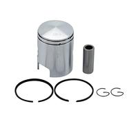 Jeu de pistons 38,4 mm 50 cm³ axe de piston 12 mm compatible avec Piaggio Ciao Si Bravo