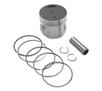 Jeu de pistons de 55 mm et d'anneaux d'axe de 15 mm compatibles avec le moteur LIFAN 140cc Compatible avec les vélos hors route
