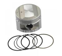 Jeu de pistons et d'anneaux 74 mm, alésage standard +25 +50 +75 +100 sans circlip à broche compatible avec les pièces de moto automobile XR250 XR 250cc 1979 1982 XL250S 1978 1981(74MM PISTON KITS)