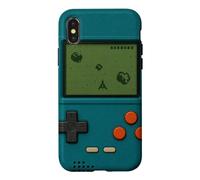 Jeu de Pixel rétro Portable années 80 Gaming Nostalgie Coque pour iPhone X/XS