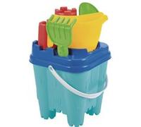 Jeu de plage Ecoiffier Seau garni château fort 18,5 cm Multicolore G