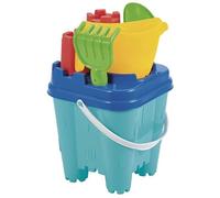 Ecoiffier Jeu de plage Seau garni château fort 18,5 cm