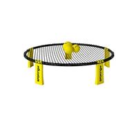 Jeu de plage Spikeball - set complet filet, 3 balles, pompe, sac transport - noir jaune