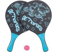 Jeu de beach ball WDK Vendée noir 8 mm 2 raquettes et 1 balle