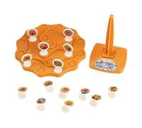 Jeu De Planche D'Équilibre | Puzzle d'Empilage avec Activités Interactives - Jeu d'Équilibre Familial Puzzle Jouets d'Empilage,pour Maison Voyage Fête Soirée Anniversaire et Noël