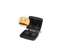 Frifri Plaques Croque‑Monsieur Nouvelle Génération – Fonte antiadhésive, lave‑vaisselle – Noir