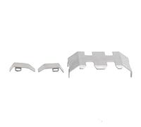 Jeu de plaques de protection blindées en acier inoxydable, plaques de protection centrales avant et arrière pour SCX24 90081