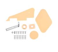 Jeu de plaques de protection pour guitare, Plaques RiToEasysports Set Cache de protection pour bague de commutateur Pickguard Jack, plaque arrière avec griffe pour guitare jazz LP