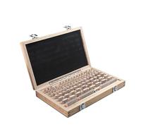 Jeu de plaques de référence, Indicateurs de bloc 103 pièces/lot 1 classe 0, borne de classe Indicateurs de bloc d'inspection Indicateurs de bloc Instruments de mesure pour un étalonnage précis(1 grade