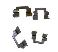 Jeu de plaquettes de frein 1 JEU/4 PIÈCES KIT DE MONTAGE PLAQUETTES FREIN AVANT OU ARRIÈRE AVEC CALES ANTI-VIBRATIONS ET CLIPS COUPE