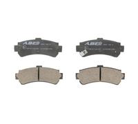 Jeu de plaquettes de frein ABE C21037ABE, arrière