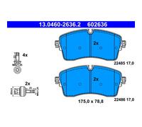 Jeu de plaquettes de frein ATE 13.0460-2636.2