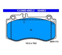 Jeu de plaquettes de frein ATE 13.0460-4863.2, avant