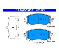 ATE 13.0460-5545.2 Plaquettes de frein