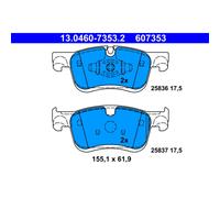 Jeu de plaquettes de frein ATE 13.0460-7353.2, avant