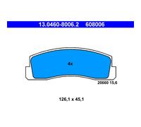 Jeu de plaquettes de frein ATE 13.0460-8006.2, avant