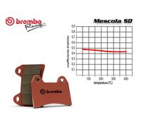 Jeu de plaquettes de frein BREMBO 07PO02SD
