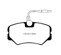 Jeu de plaquettes de frein avant EBC90 Kevlar pour Peugeot 306 2,0l XSI et 16V (05/1993-05/2001)