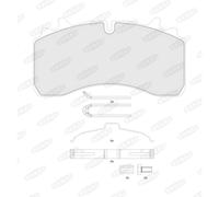 Jeu de plaquettes de frein BERAL BCV29162TK