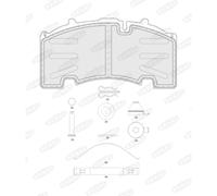 Jeu de plaquettes de frein BERAL BCV29264TK