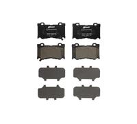 Jeu de plaquettes de frein BRECK 24994 00 551 00, avant