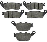 Jeu de plaquettes de frein de remplacement Plaquettes de frein pour moto pour Triumph Street Triple 675 07-12 et pour Tiger 800 XC XCA XCX(Front and rear)