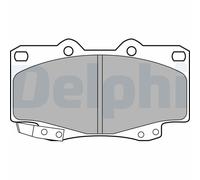 Jeu de plaquettes de frein DELPHI LP2242, avant