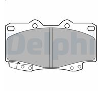 Jeu de plaquettes de frein DELPHI LP2242 pour FORTUNER (_N5_, _N6_) 3 2009-2015