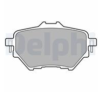 Jeu de plaquettes de frein DELPHI LP2505, arrière