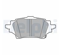 Jeu de plaquettes de frein DELPHI LP3608, arrière